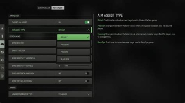 Warzone 2 Best Aim Assist Type: Precision, Focusing, Black Ops, or Default?