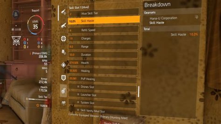 what is skill haste in The Division 2