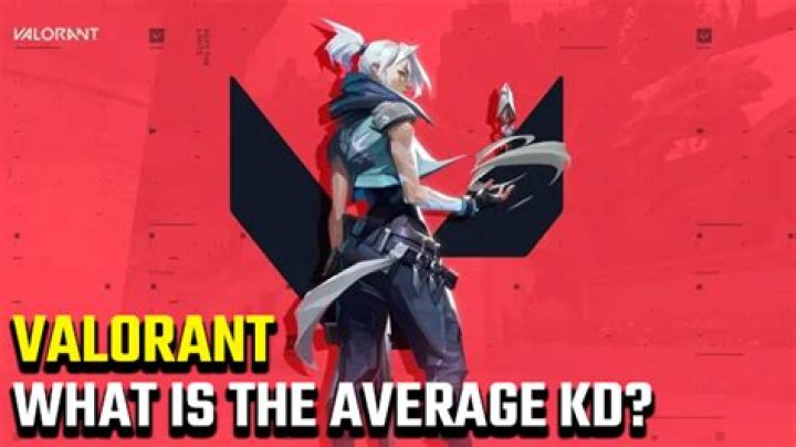What is the average KD ratio in Valorant?