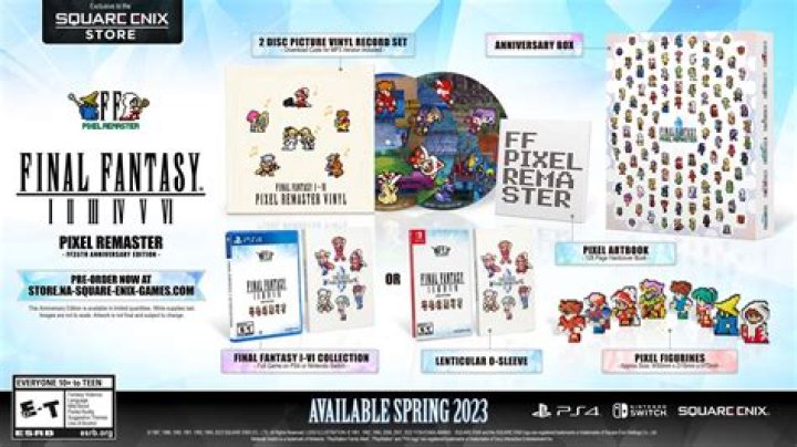 When is Final Fantasy Pixel Remaster coming to Switch?