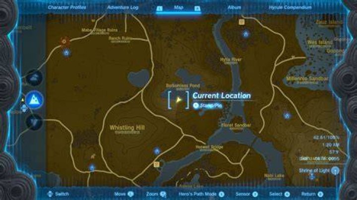Where to Farm Hyrule Bass in Zelda Tears of the Kingdom