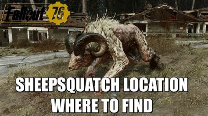 Where to find Sheepsquatch location in Fallout 76