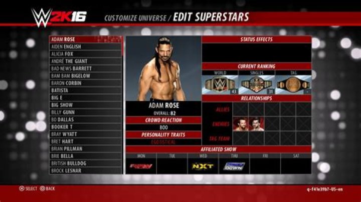 
WWE 2K16 Universe Mode Gets New Info